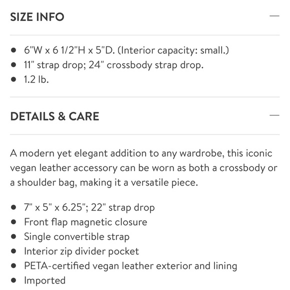 NWT We Are Original Vegan Leather Shoulder Bag
HOUSE OF WANT - Picture 7 of 7